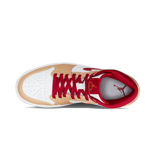 Кросівки жіночі Nike Air Jordan 1 Mid (Gs) Beige 554725-201, Размер: 38.5, Наличие: Склад (1-3 дня), фото , изображение 2