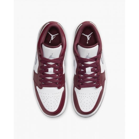 Кросівки чоловічі Nike Air Jordan 1 Low Red/White 553558-615, Размер: 44.5, Наличие: Склад (1-3 дня), фото , изображение 5