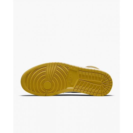 Кросівки чоловічі Air Jordan 1 Retro High Og Black/Yellow 555088-701, Размер: 44.5, Наличие: Склад (1-3 дня), фото , изображение 3
