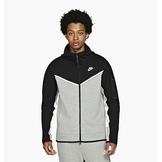 Толстовка чоловіча Nike Sportswear Hoodie Black/Grey CU4489-016, Розмір: XL, Наявність: Склад (1-3 дня), фото 