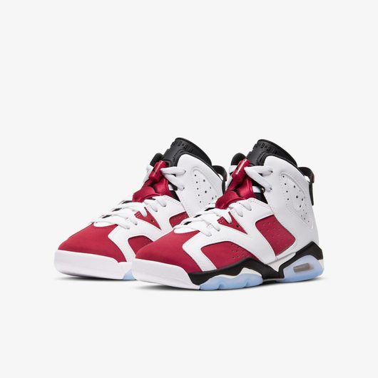 Кросівки жіночі Air Jordan 6 Retro Carmine White/Red 384665-106, Размер: 38.5, Наличие: Склад (1-3 дня), фото , изображение 5