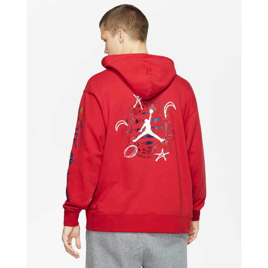 Худі чоловіче Air Jordan Legacy Red CJ9083-687, Размер: S, Наличие: Склад (1-3 дня), фото , изображение 2