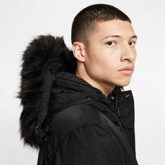 Парка чоловіча Nike M Nsw Dwn Fill Prka Hd Black Bv4751-010, Размер: L, Наличие: Склад (1-3 дня), фото , изображение 4