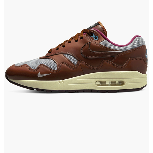 Кросівки чоловічі Nike Air Max 1 Patta The Next Wave Dark Russett Brown/Grey DO9549-200, Размер: 45, Наличие: Склад (1-3 дня), фото 