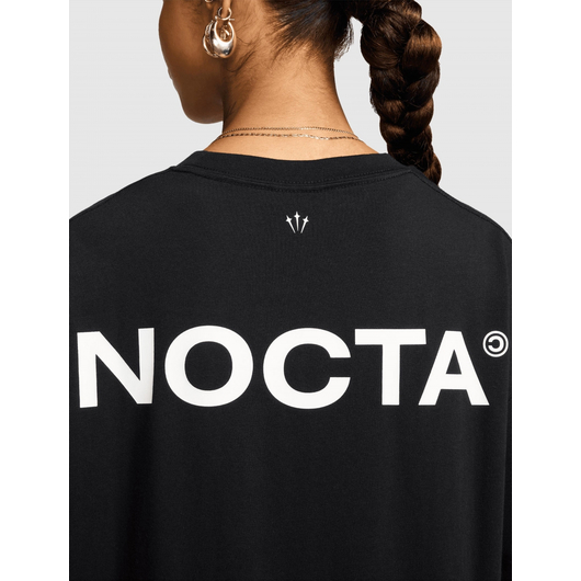 Футболка жіноча Nike Nocta Short Sleeve Tee Black FN7663-010, Размер: XS, Наличие: Склад (1-3 дня), фото , изображение 3