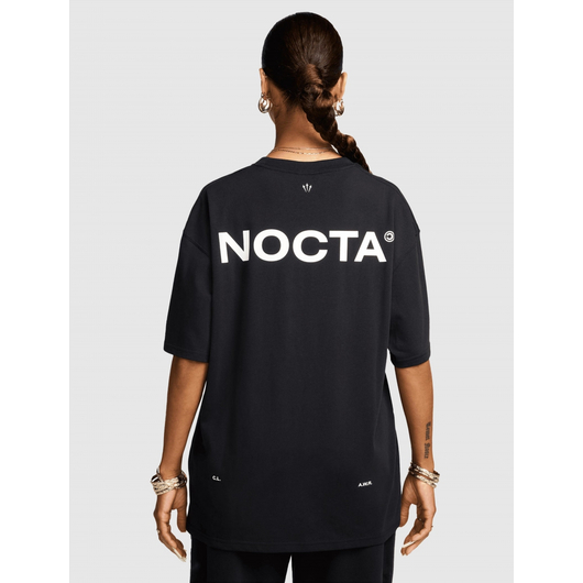 Футболка жіноча Nike Nocta Short Sleeve Tee Black FN7663-010, Размер: XS, Наличие: Склад (1-3 дня), фото , изображение 4