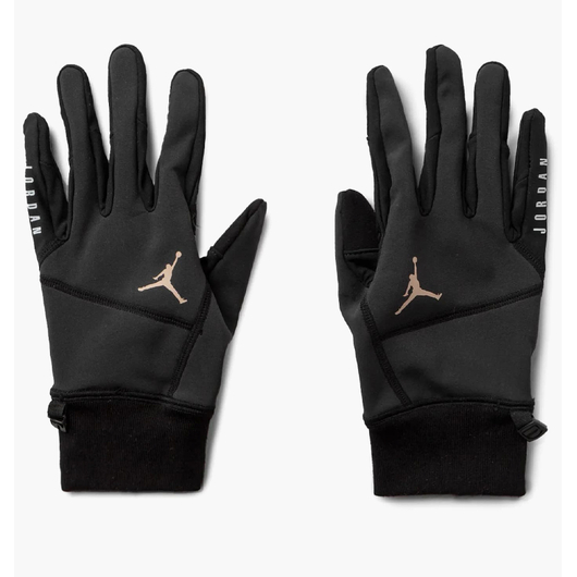 Рукавиці унісекс Air Jordan Hyperstorm Fleece Gloves Black Black J.100.2720.034, Размер: S, Наличие: Склад (1-3 дня), фото 