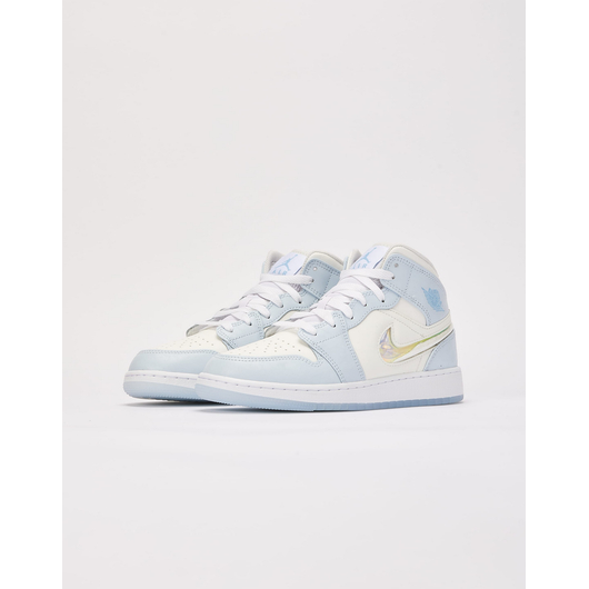 Кросівки дитячі Air Jordan 1 Mid Se Gs Beige/Light Blue FQ9117-400, Размер: 39, Наличие: Склад (1-3 дня), фото , изображение 4
