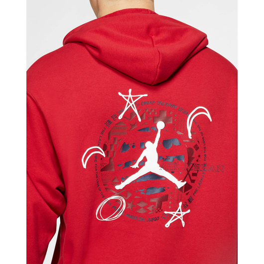 Худі чоловіче Air Jordan Legacy Red CJ9083-687, Размер: S, Наличие: Склад (1-3 дня), фото , изображение 4