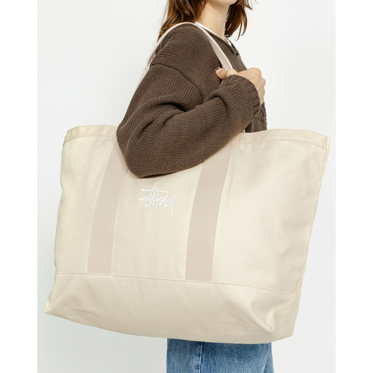 Stussy CANVAS XL TOTE BAG, Размер: ONE-SIZE, Наличие: Склад США (10-24 дня), фото , изображение 5