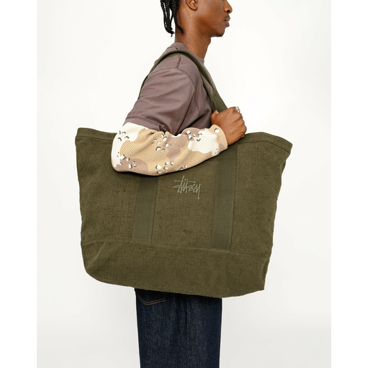 Stussy NEEDLE PUNCH XL TOTE BAG, Размер: ONE-SIZE, Наличие: Склад США (10-24 дня), фото , изображение 5