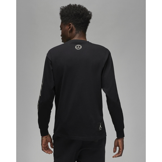 Лонгслів чоловічий Air Jordan Long Sleeve T-Shirt X Union La Black DV7341-010, Размер: M, Наличие: Склад (1-3 дня), фото , изображение 3