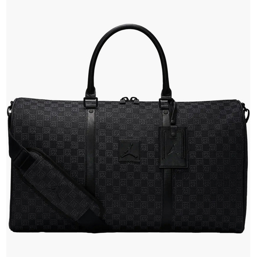 Сумка унісекс Air Jordan Monogram Duffle Bag Cat Black LM0759-KK2, Наличие: Склад (1-3 дня), фото 