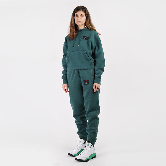 Штани жіночі Air Jordan Flight Womens Fleece Pants Dark Green CV7795-300, Размер: S, Наличие: Склад (1-3 дня), фото , изображение 2
