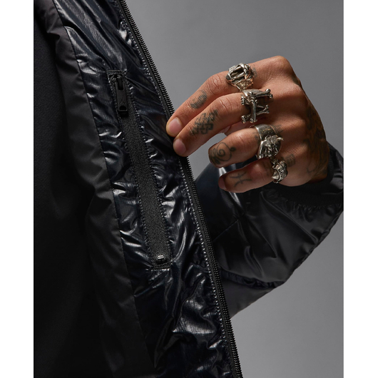 Пуховик чоловічий Air Jordan Flight 010 Black FV7271-010, Размер: M, Наличие: Склад (1-3 дня), фото , изображение 4