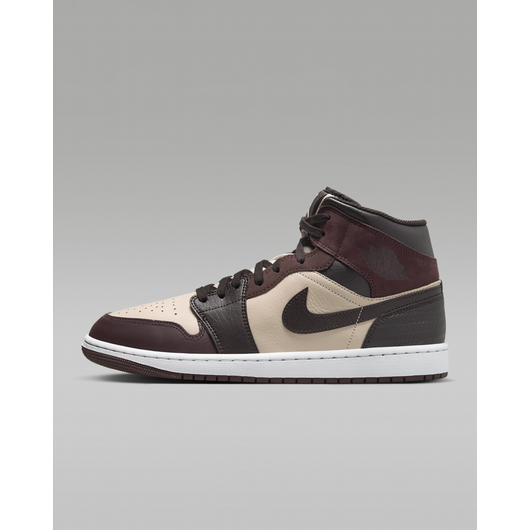 Кросівки чоловічі Air Jordan 1 Mid Se Bordo/Peach FZ4359-200, Размер: 41, Наличие: Склад (1-3 дня), фото , изображение 2