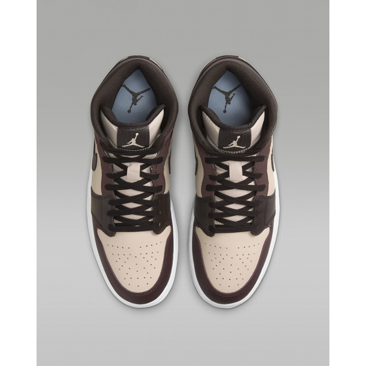 Кросівки чоловічі Air Jordan 1 Mid Se Bordo/Peach FZ4359-200, Размер: 41, Наличие: Склад (1-3 дня), фото , изображение 5