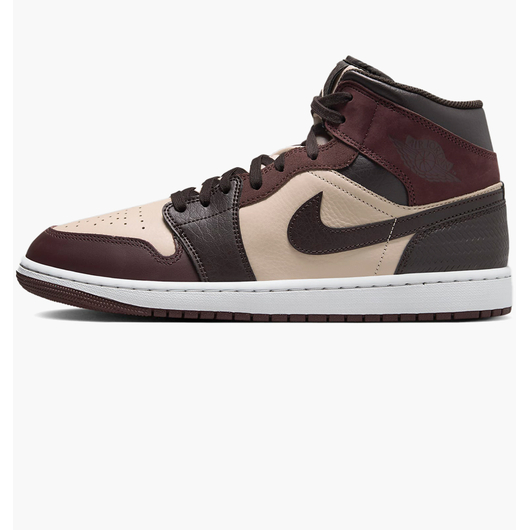 Кросівки чоловічі Air Jordan 1 Mid Se Bordo/Peach FZ4359-200, Размер: 41, Наличие: Склад (1-3 дня), фото 