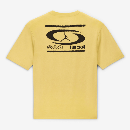 Футболка чоловіча Air Jordan Travis Scott Air T-Shirt Celery Yellow DZ5514-308, Размер: XXL, Наличие: Склад (1-3 дня), фото , изображение 2