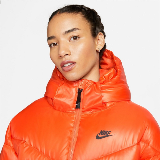 Пуховик жіночий Nike W Nsw Tf City Hd Parka Orange Dh4081-869, Размер: S, Наличие: Склад (1-3 дня), фото , изображение 4