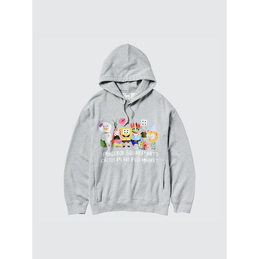 SpongeBob SquarePants Cactus Plant Flea Market Sweat Hoodie "Squad", Размер: XL, Наличие: Забрать сейчас, фото 