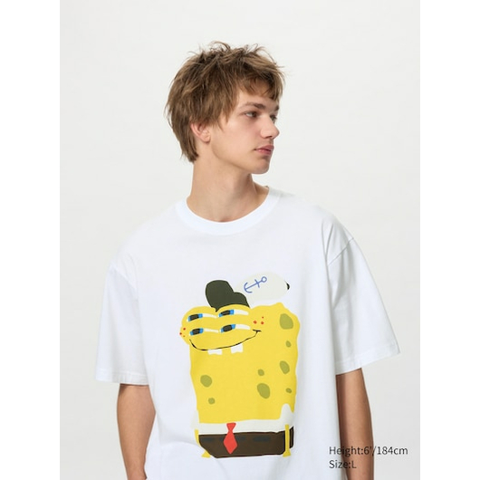 SpongeBob SquarePants Cactus Plant Flea Market UT Graphic T-Shirt, Размер: XL, Наличие: Забрать сейчас, фото , изображение 4