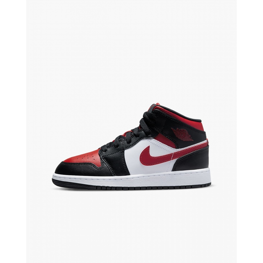 Кросівки дитячі Nike Jordan 1 Mid Black 554725-079, Размер: 39, Наличие: Склад (1-3 дня), фото , изображение 2