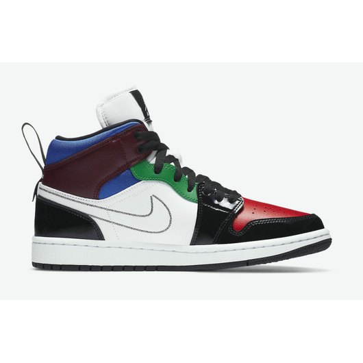 Кросівки жіночі Air Jordan 1 Mid SE Multi DB5454-001, Размер: 40, Наличие: Склад (1-3 дня), фото , изображение 3