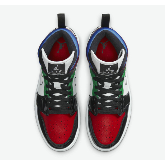 Кросівки жіночі Air Jordan 1 Mid SE Multi DB5454-001, Размер: 40, Наличие: Склад (1-3 дня), фото , изображение 4