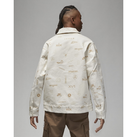 Куртка чоловіча Air Jordan Flight Heritage Jacket Beige DX9732-030, Размер: S, Наличие: Склад (1-3 дня), фото , изображение 3