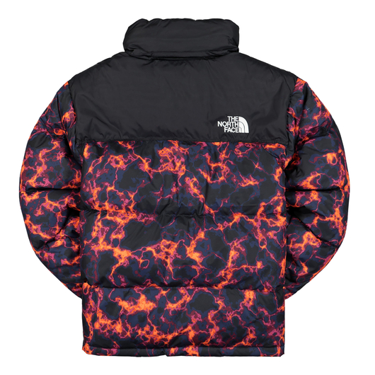 Пуховик унісекс The North Face 1996 Retro Nuptse Marble Camo Print Black/Orange NF0A5IX429K, Размер: L, Наличие: Склад (1-3 дня), фото , изображение 2