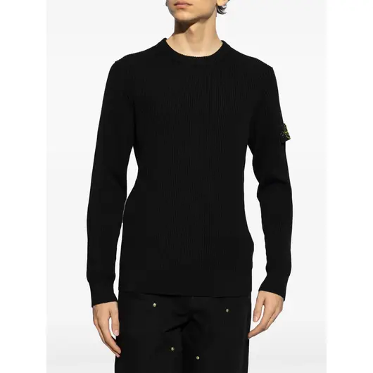 Stone Island Logo Patch Crewneck Jumper, Размер: S, Наличие: Склад (1-3 дня), фото , изображение 2
