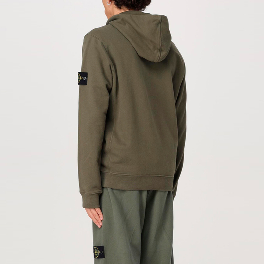 Stone Island Khaki Zip Hoodie, Размер: XXL, Наличие: Склад (1-3 дня), фото , изображение 5