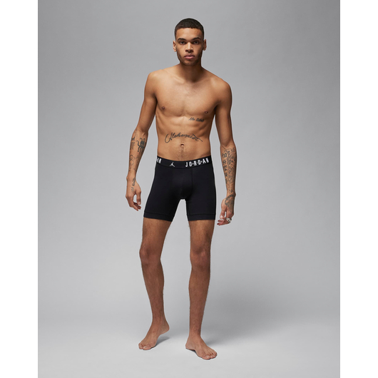 Нижня білизна чоловіча Air Jordan Flight Cotton Core Boxer Brief Black JM0622-023, Размер: M, Наличие: Склад (1-3 дня), фото , изображение 5