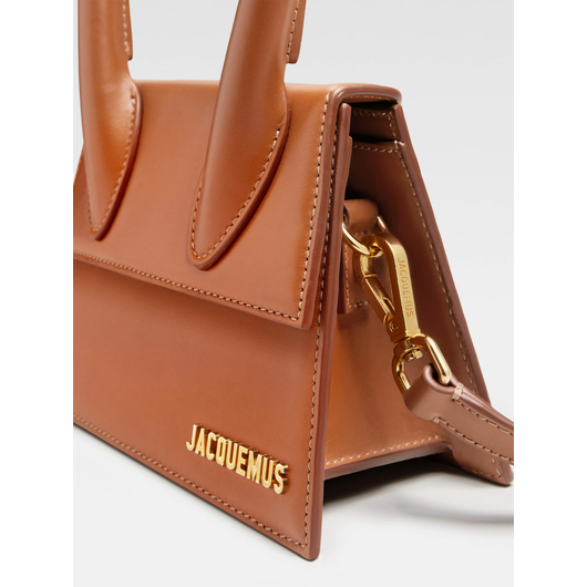 Jacquemus Tan Les Classiques 'Le Chiquito moyen' Bag, Наличие: Склад (1-3 дня), фото , изображение 4