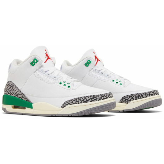 Nike Air Jordan 3 Retro 'Lucky Green', Размер: 40, Наличие: Забрать сейчас, фото , изображение 5