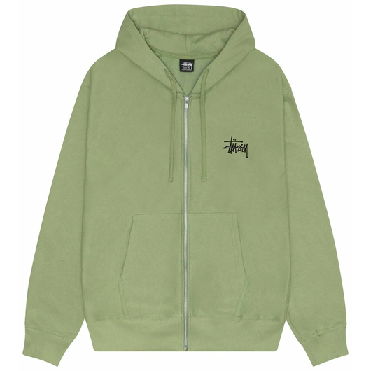 Stussy Basic Zip Hoodie, Размер: XL, Наличие: Склад (1-3 дня), фото 