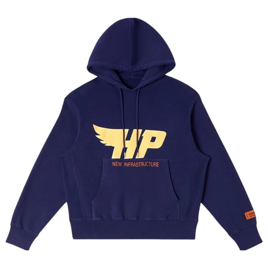 Heron Preston HP Fly Blue Hoodie, Розмір: M, Наявність: Склад (1-3 дня), фото 