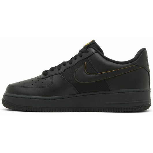 Кроссовки Nike Air Force 1 '07 'Black University Gold' (FZ4617-001), Размер: 45, Наличие: Забрать сейчас, фото 