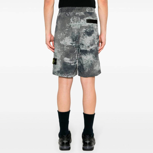 Stone IslandGray Drawstring Shorts, Размер: 33, Наличие: Склад (1-3 дня), фото , изображение 5