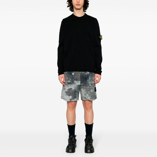 Stone IslandGray Drawstring Shorts, Размер: 33, Наличие: Склад (1-3 дня), фото , изображение 3
