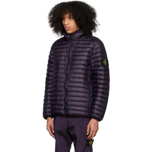 Stone Island Purple Garment-Dyed Down Jacket, Размер: M, Наличие: Склад (1-3 дня), фото , изображение 4