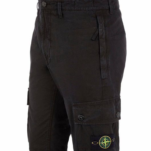 Stone Island Black Patch Cargo Pants, Размер: 33ІТ, Наличие: Склад (1-3 дня), фото , изображение 4
