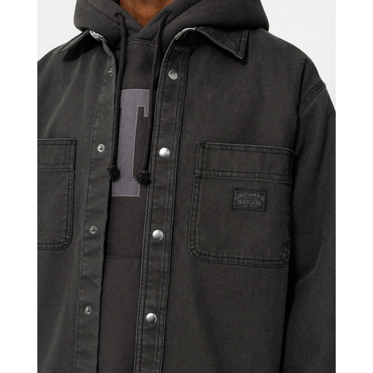 Stussy HEAVY WASHED CANVAS SHIRT, Размер: S, Наличие: Склад США (10-24 дня), фото , изображение 3
