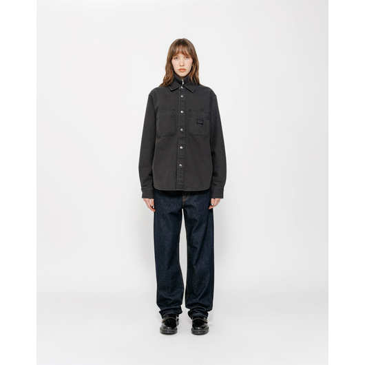 Stussy HEAVY WASHED CANVAS SHIRT, Размер: S, Наличие: Склад США (10-24 дня), фото , изображение 4