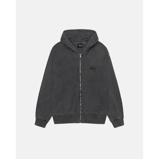 Stussy BASIC STÜSSY ZIP HOODIE PIGMENT DYED, Размер: S, Наличие: Склад США (10-24 дня), фото 