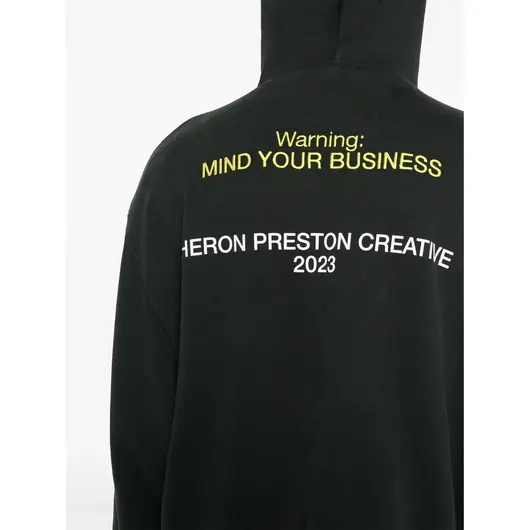 Heron Preston H.P.C Security Hoodie 'Black/White', Размер: S, Наличие: Забрать сейчас, фото , изображение 5
