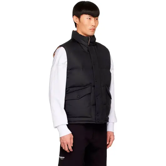 Alexander Mcqueen Black Vest With Logo, фото , изображение 2