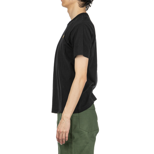 Comme Des Garcons Play Unisex Gold Heart T-Shirt - Black, Размер: M, Наличие: Забрать сейчас, фото , изображение 3