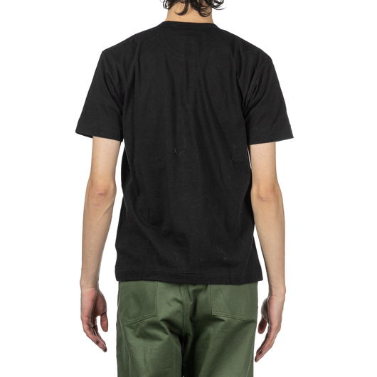 Comme Des Garcons Play Unisex Gold Heart T-Shirt - Black, Размер: M, Наличие: Забрать сейчас, фото , изображение 4